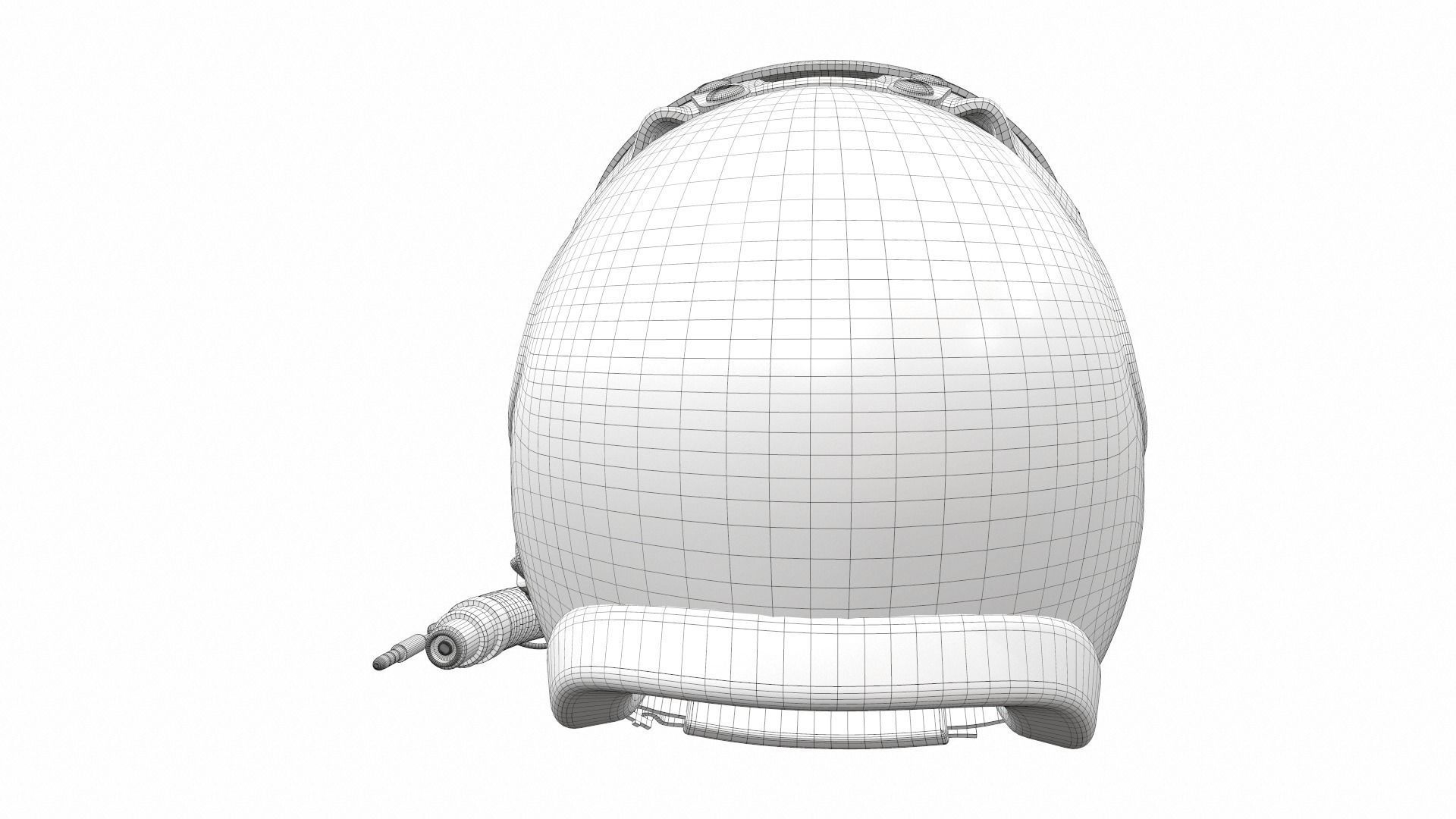 Pilot helmet jc-4 3D model_16