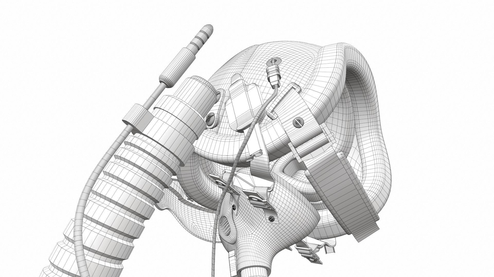 Pilot helmet jc-4 3D model_20