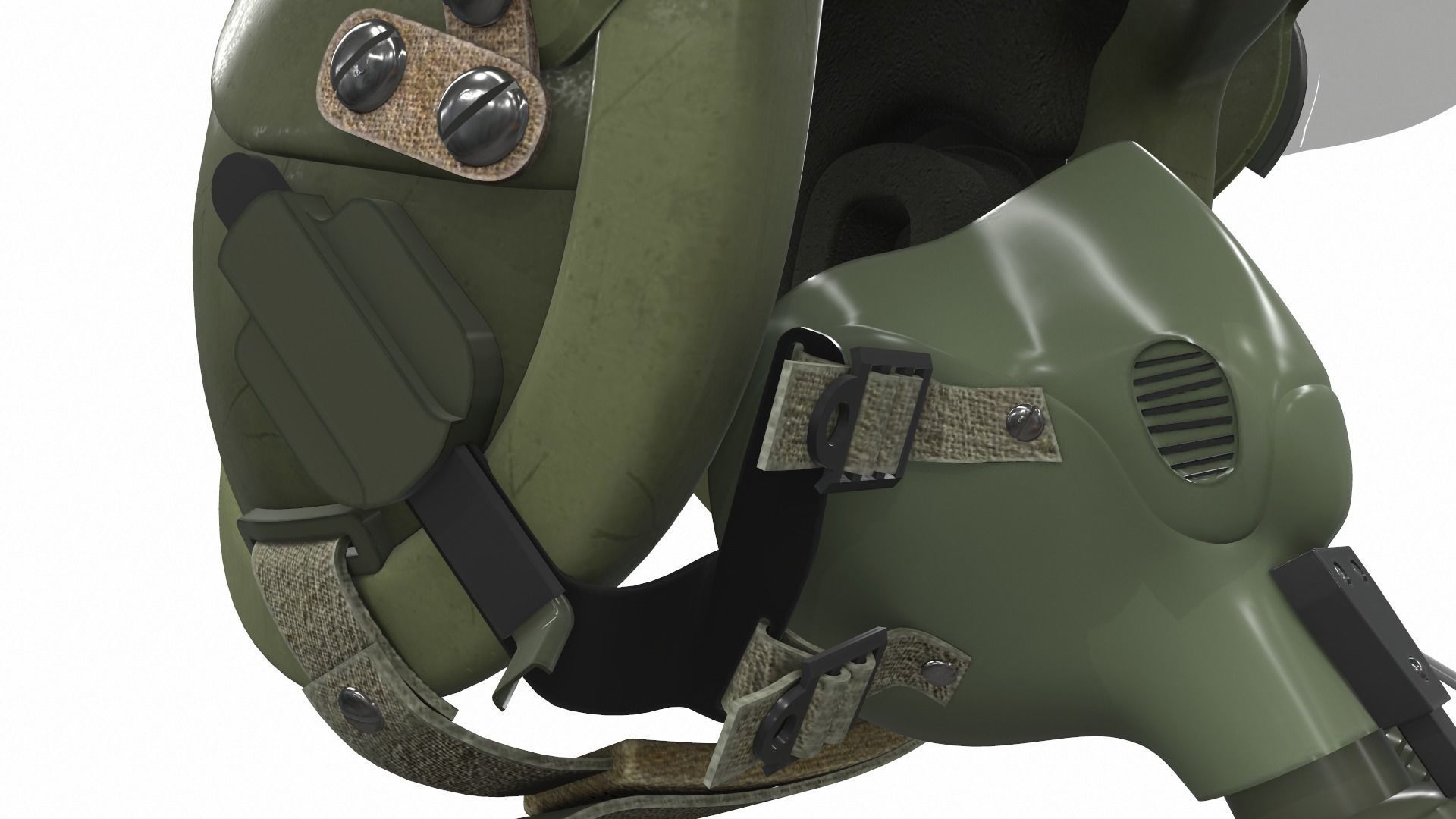 Pilot helmet jc-4 3D model_9