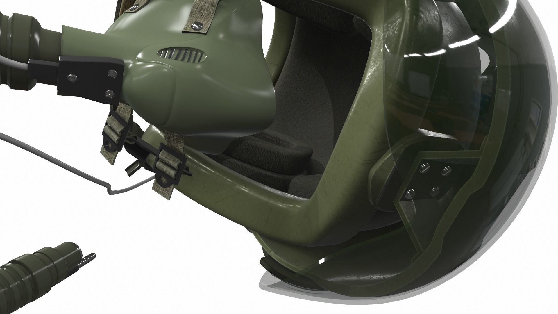 Pilot helmet jc-4 3D model_12