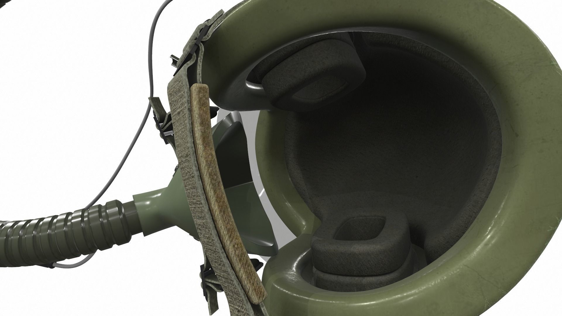 Pilot helmet jc-4 3D model_6