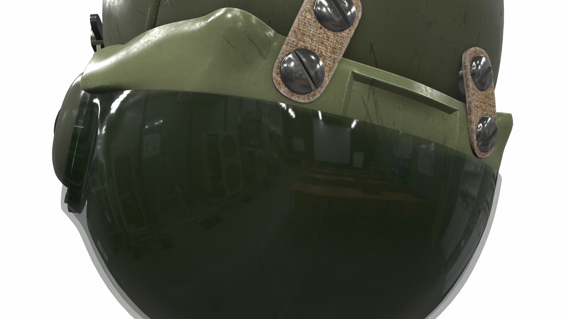 Pilot helmet jc-4 3D model_10