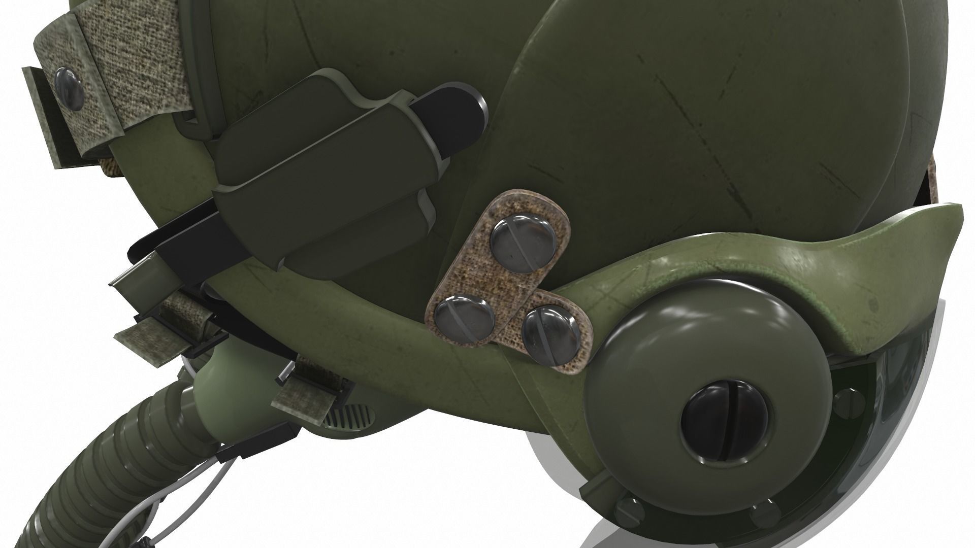 Pilot helmet jc-4 3D model_11