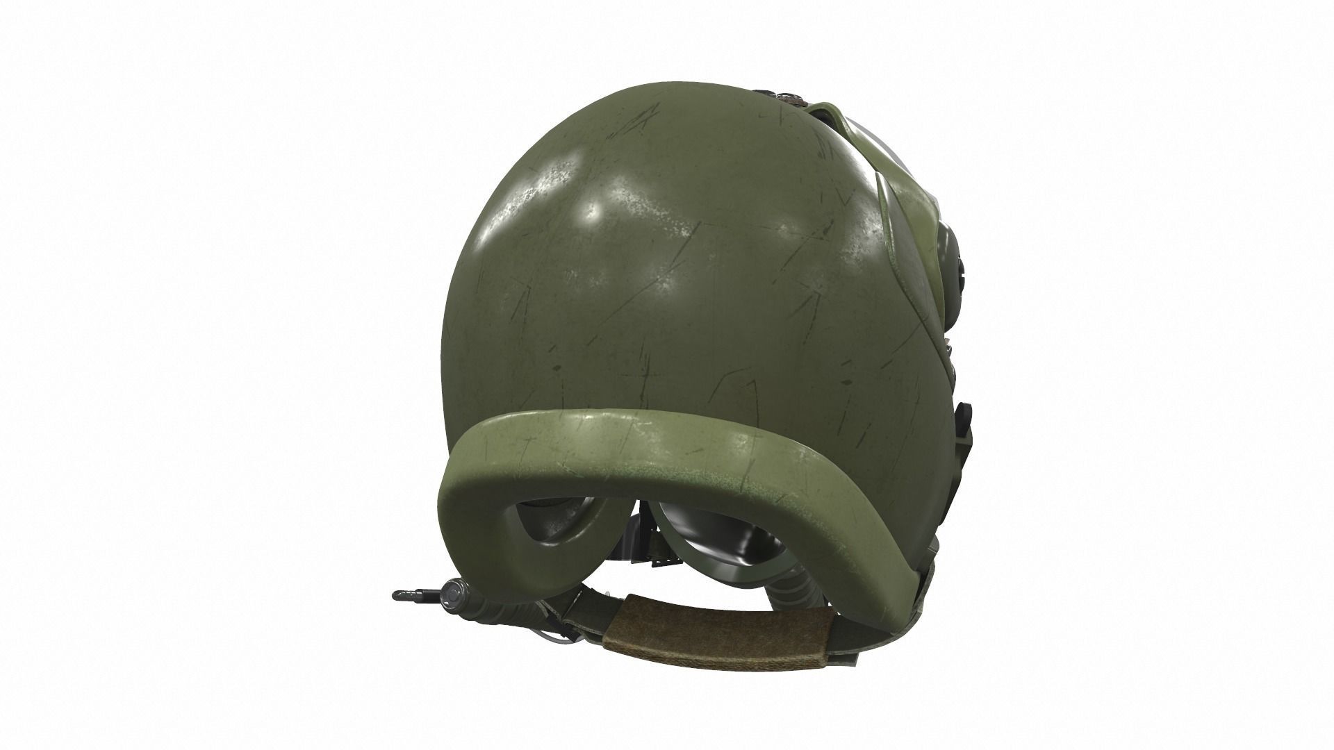 Pilot helmet jc-4 3D model_3