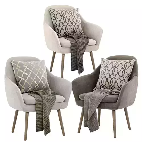 Mustache modern chair