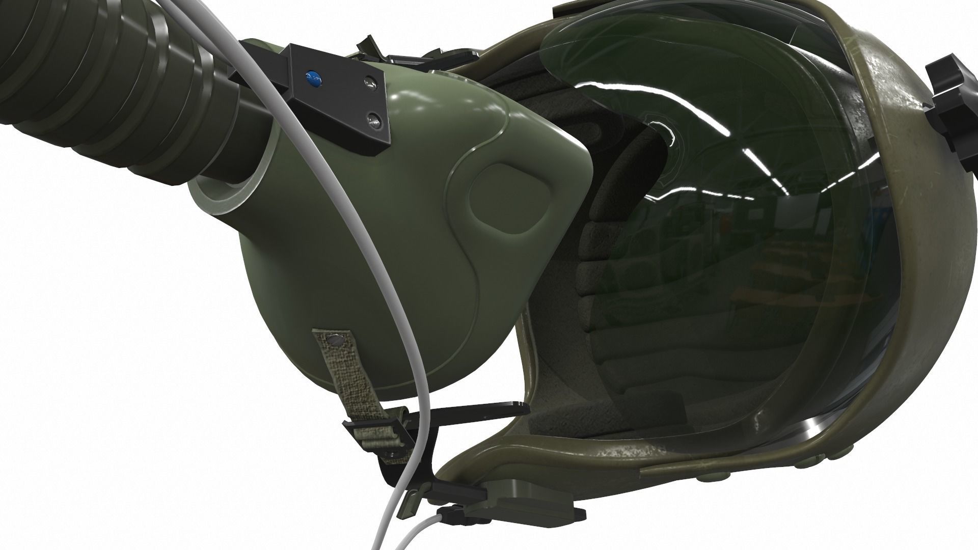 Pilot helmet jc-5 3D model_11