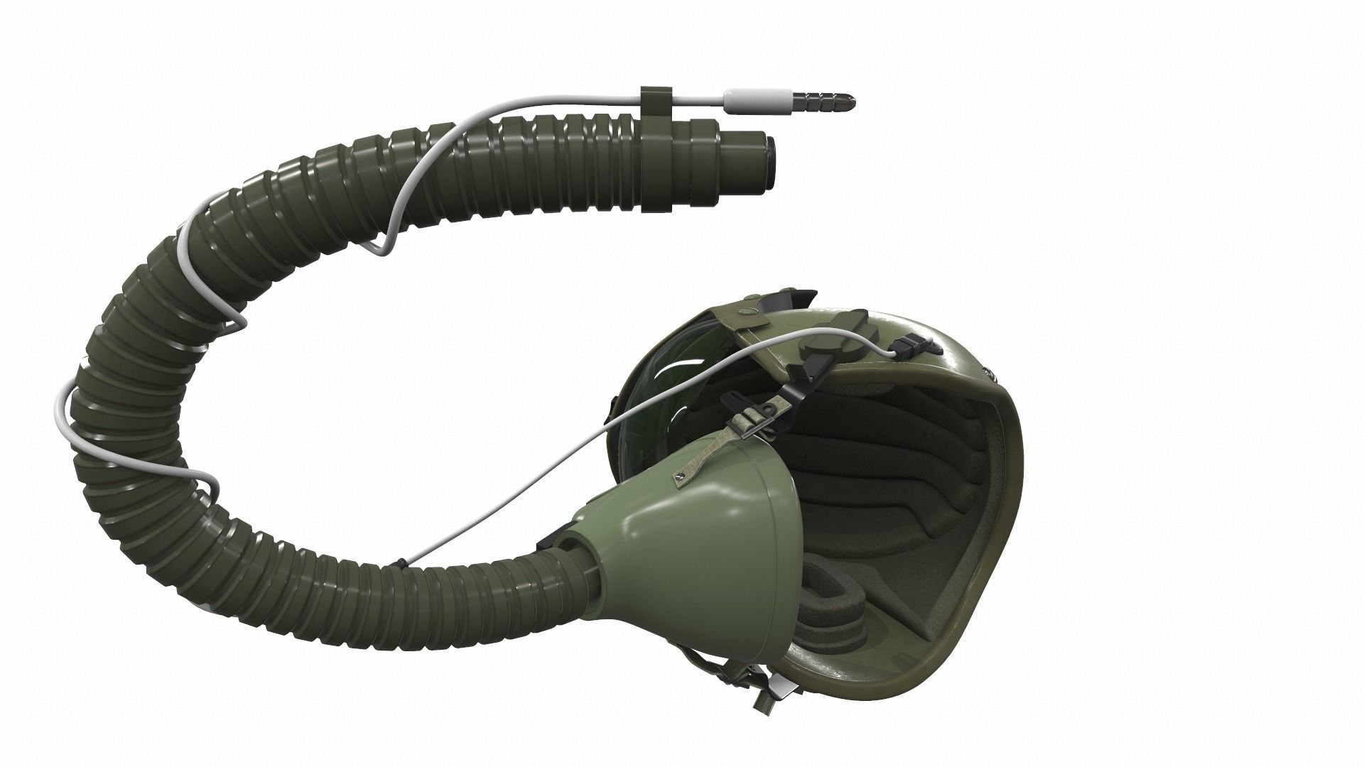 Pilot helmet jc-5 3D model_5