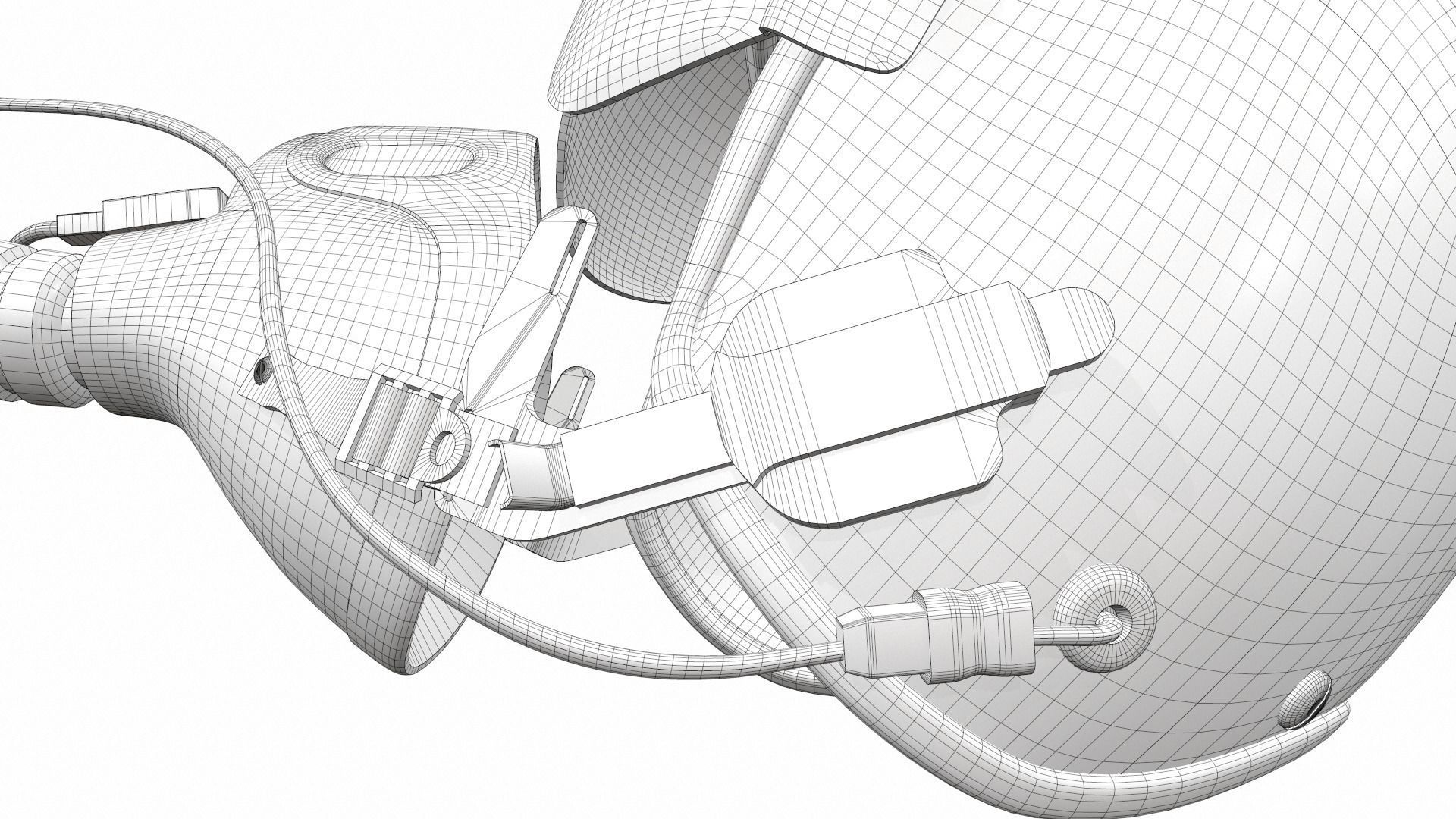 Pilot helmet jc-5 3D model_18