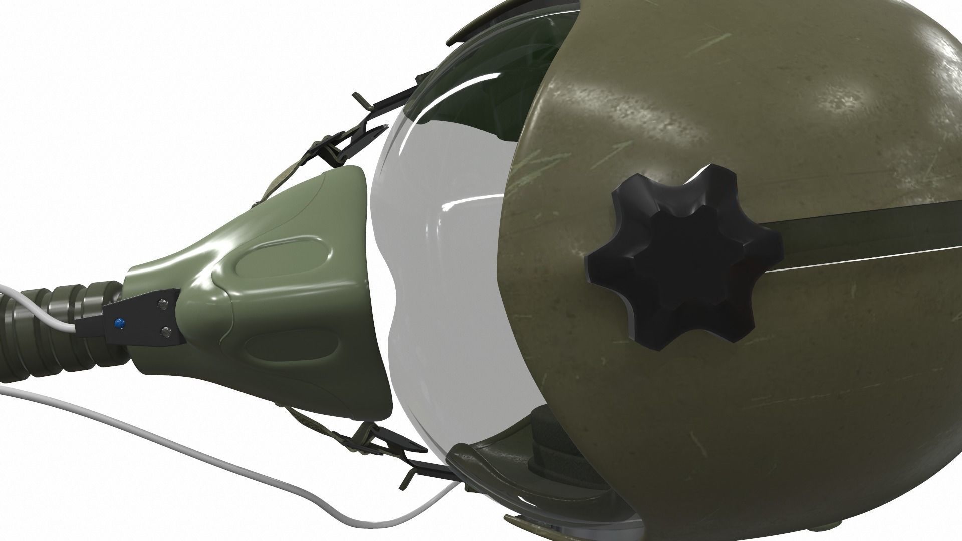 Pilot helmet jc-5 3D model_9
