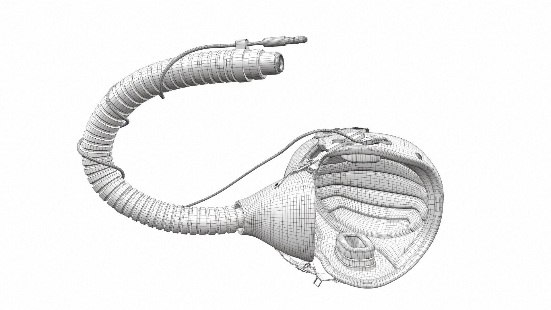 Pilot helmet jc-5 3D model_14