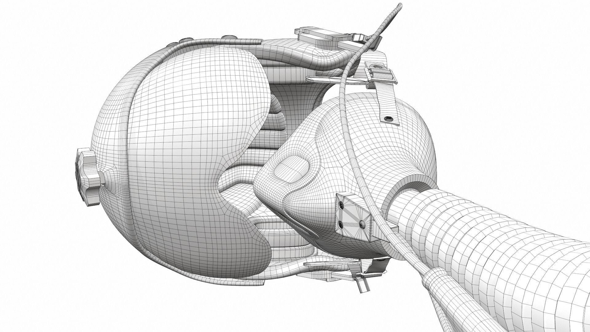 Pilot helmet jc-5 3D model_16