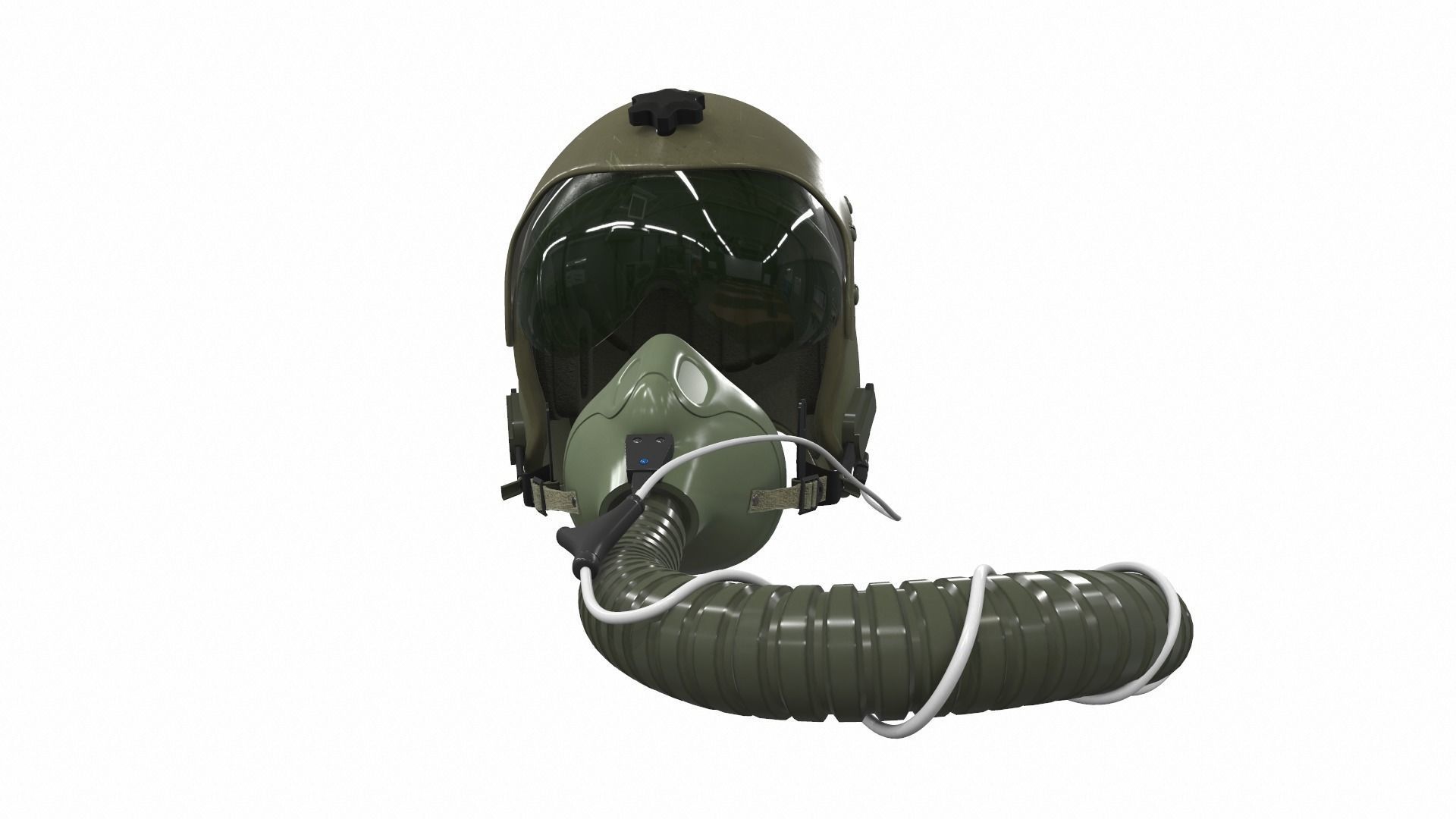 Pilot helmet jc-5 3D model_1