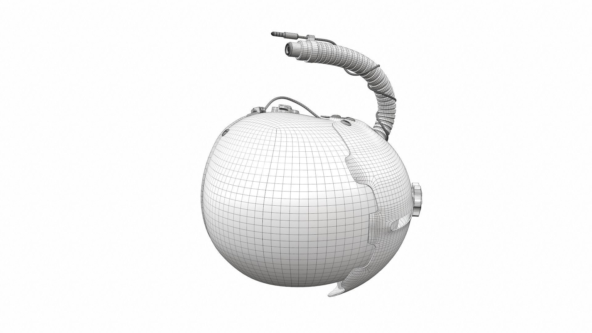 Pilot helmet jc-5 3D model_15