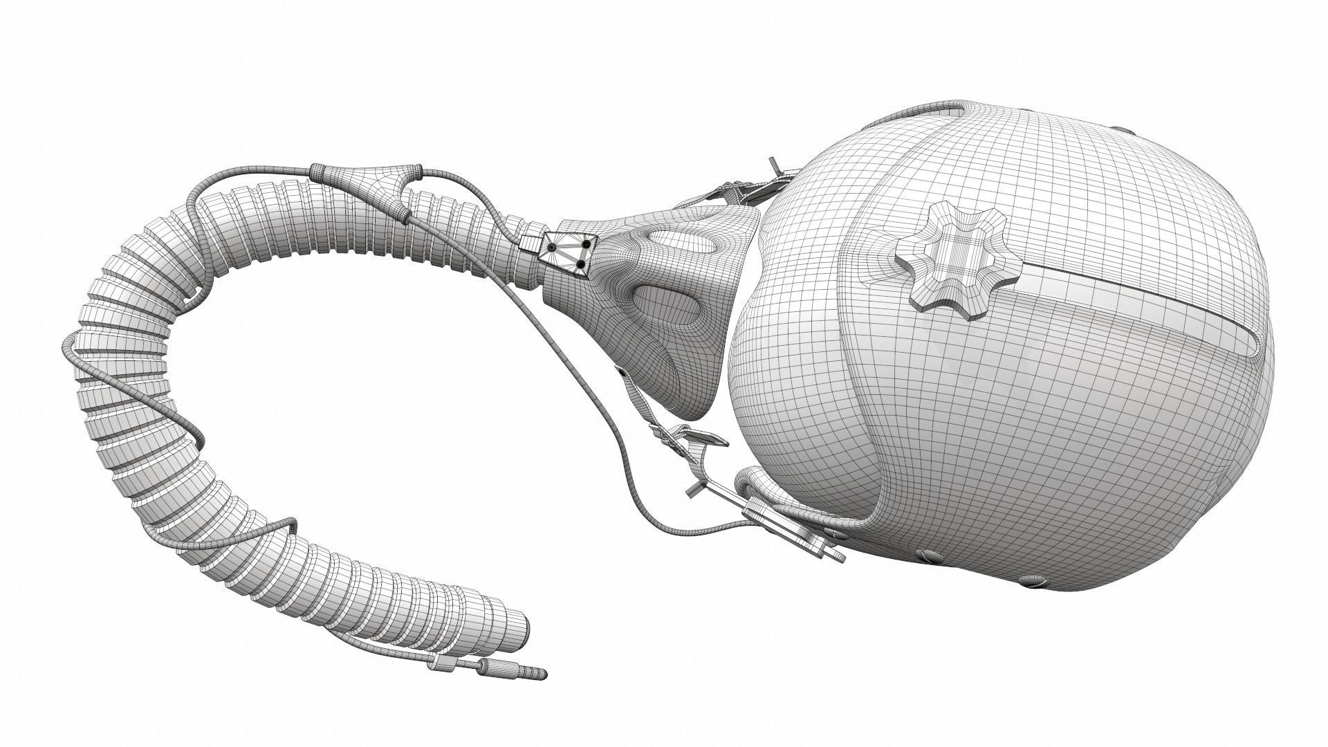 Pilot helmet jc-5 3D model_13