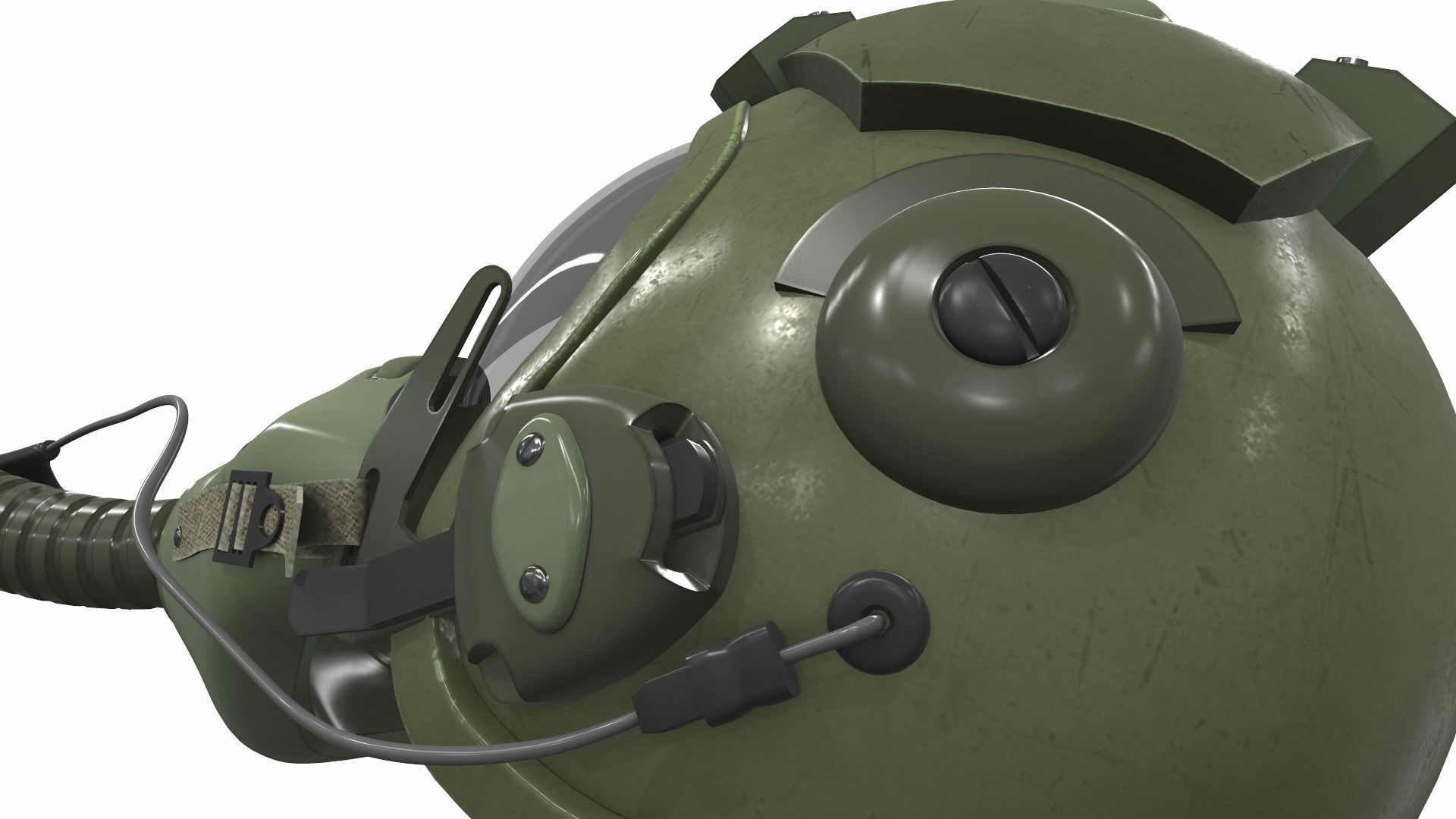 Pilot helmet jc-6 3D model_8