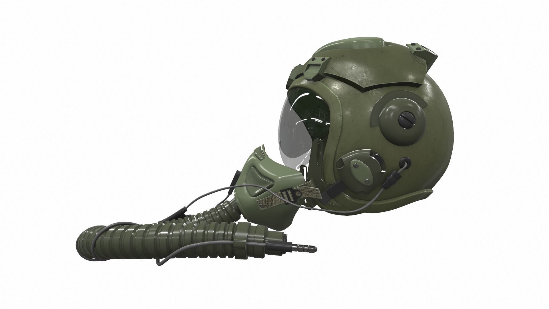 Pilot helmet jc-6 3D model_2