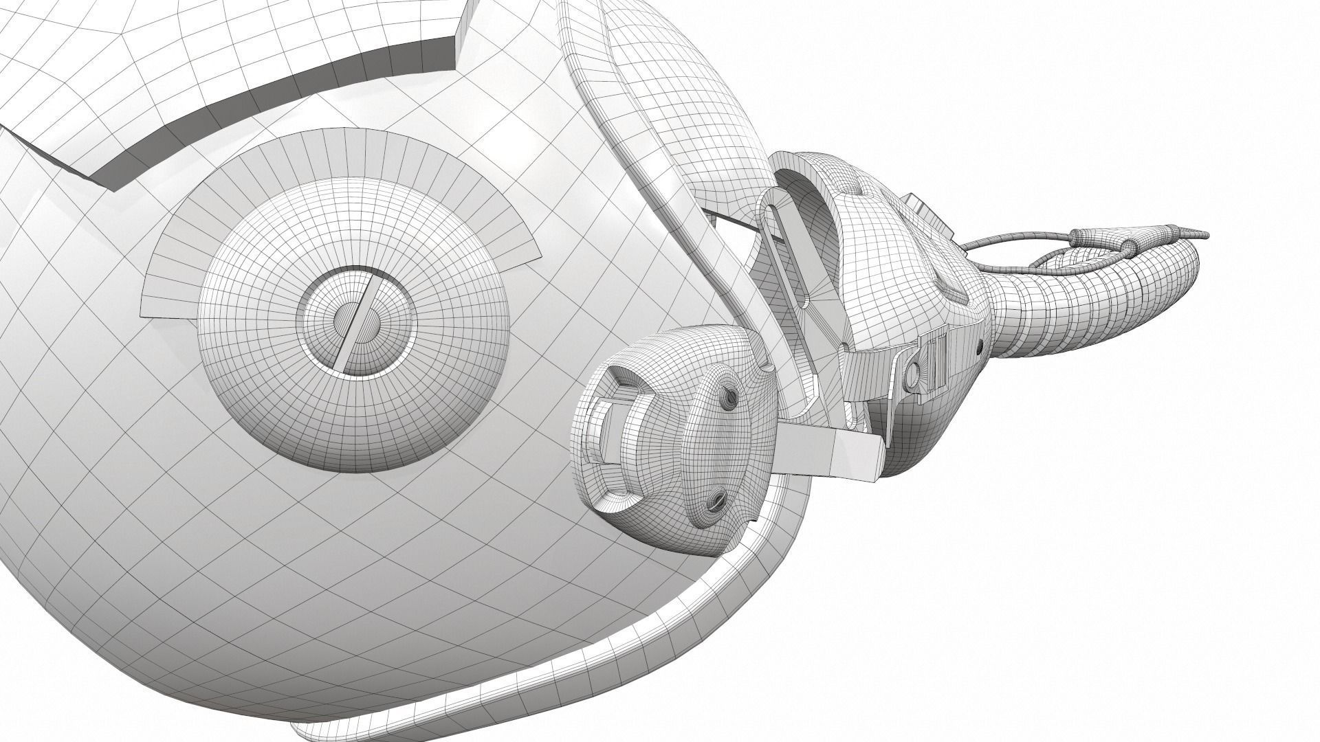 Pilot helmet jc-6 3D model_16