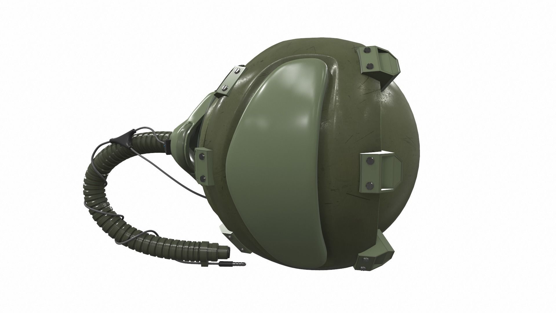 Pilot helmet jc-6 3D model_4