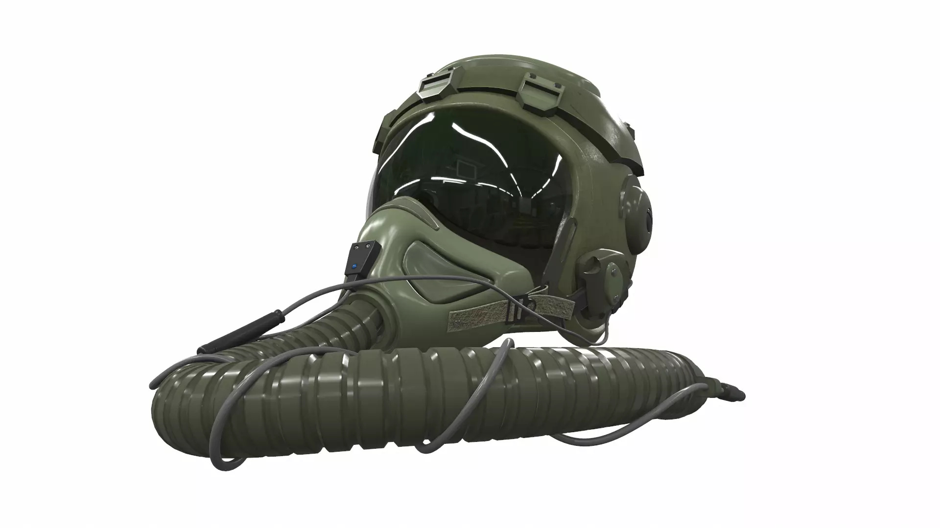 Pilot helmet jc-6 3D model_0