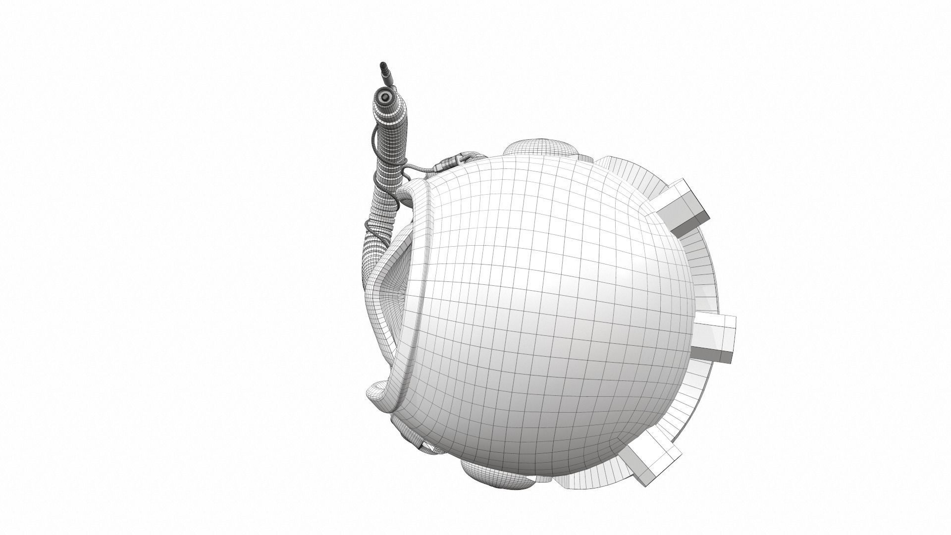 Pilot helmet jc-6 3D model_13