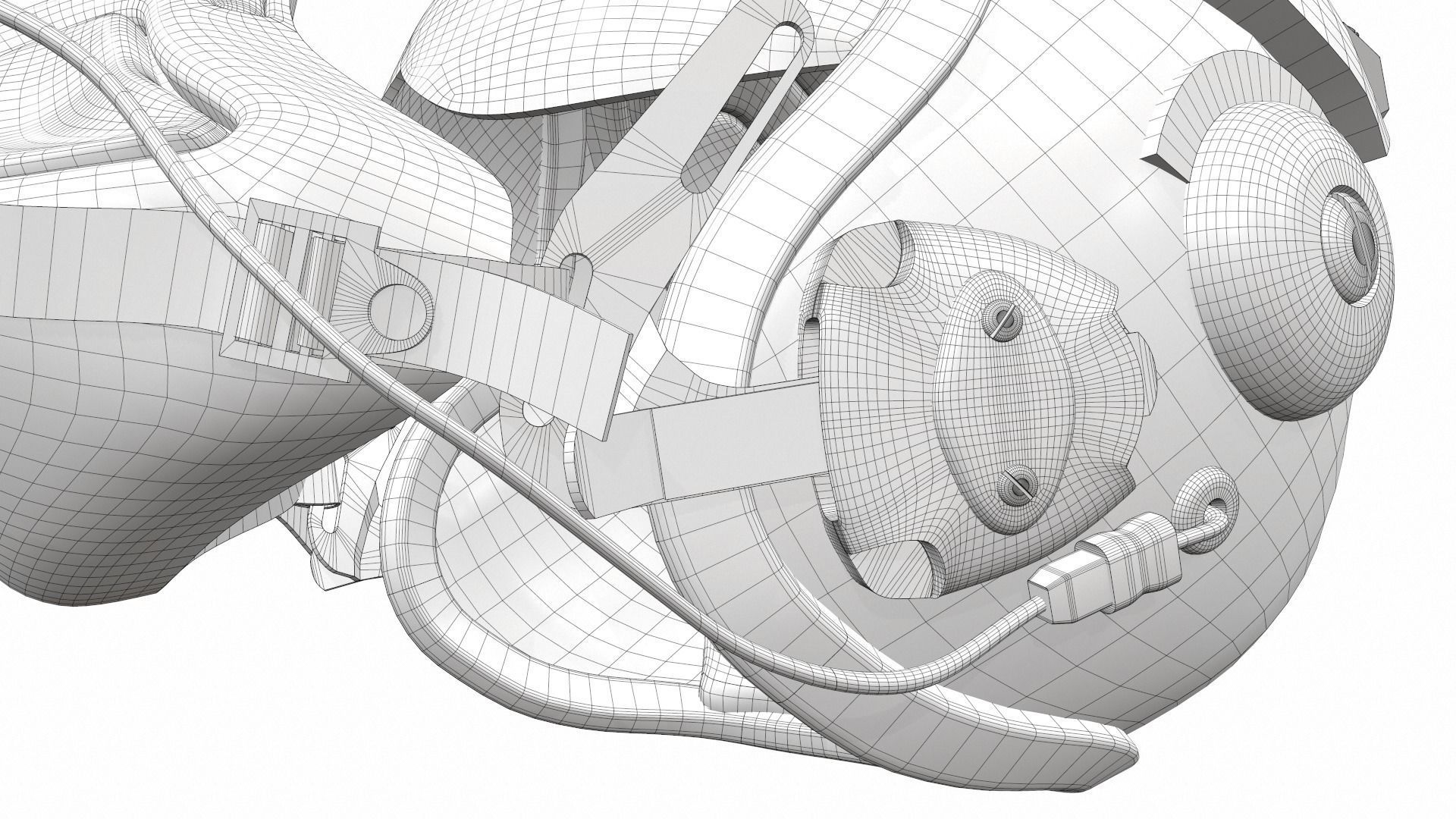 Pilot helmet jc-6 3D model_17