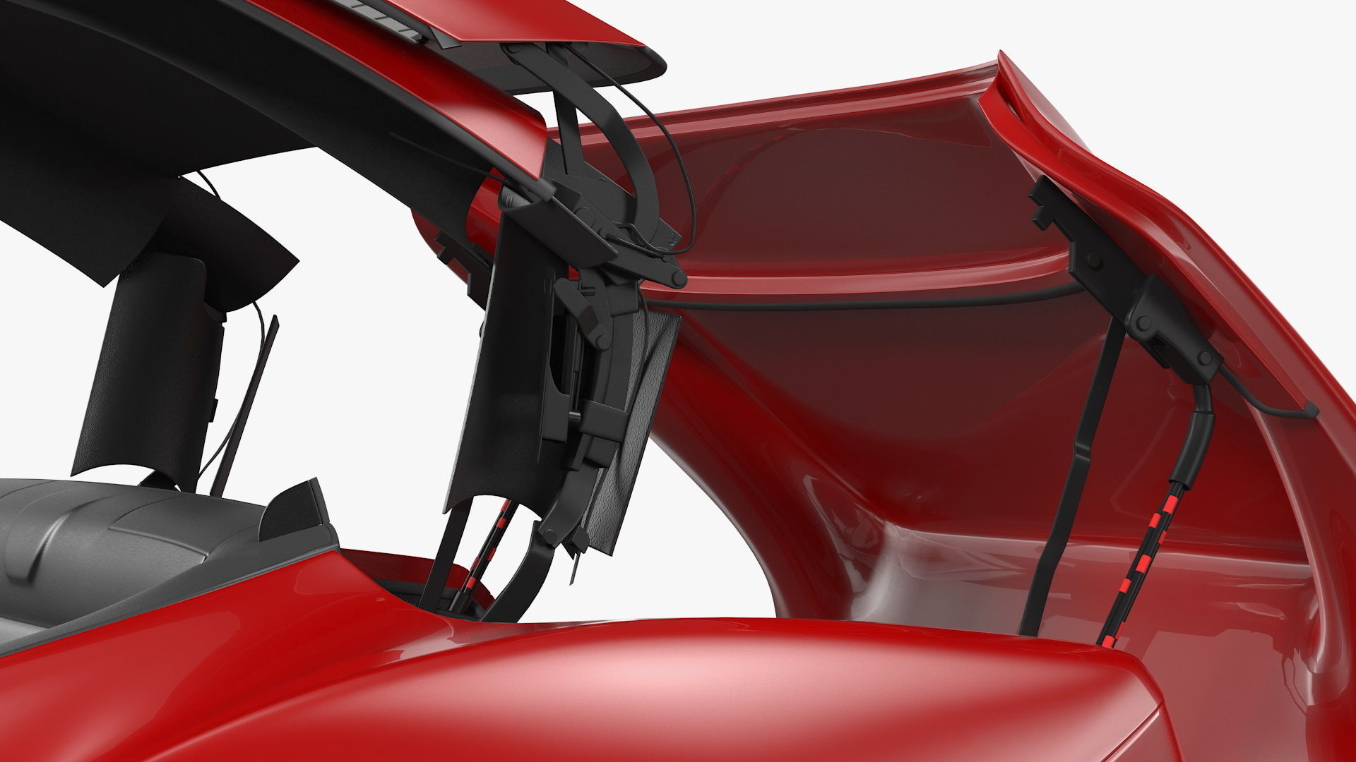 Generic Sport Car Rigged 3D model_20