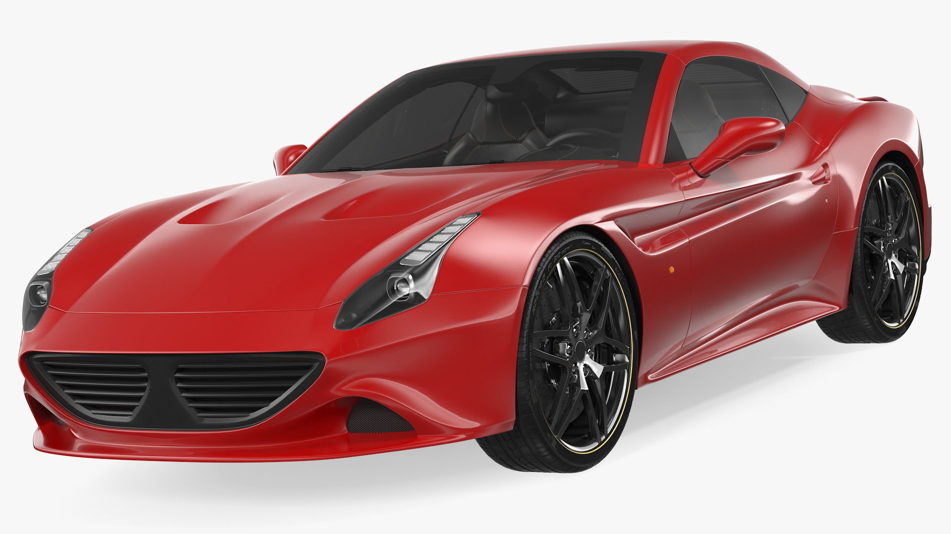 Generic Sport Car Rigged 3D model_15
