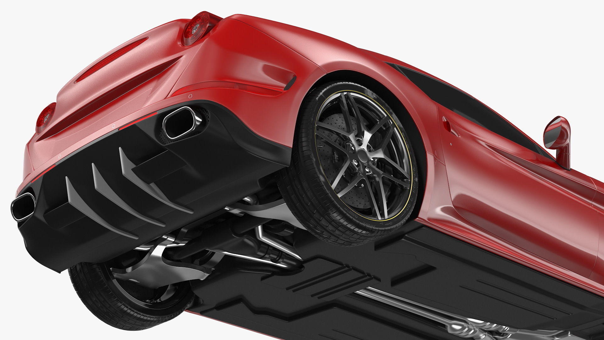 Generic Sport Car Rigged 3D model_25