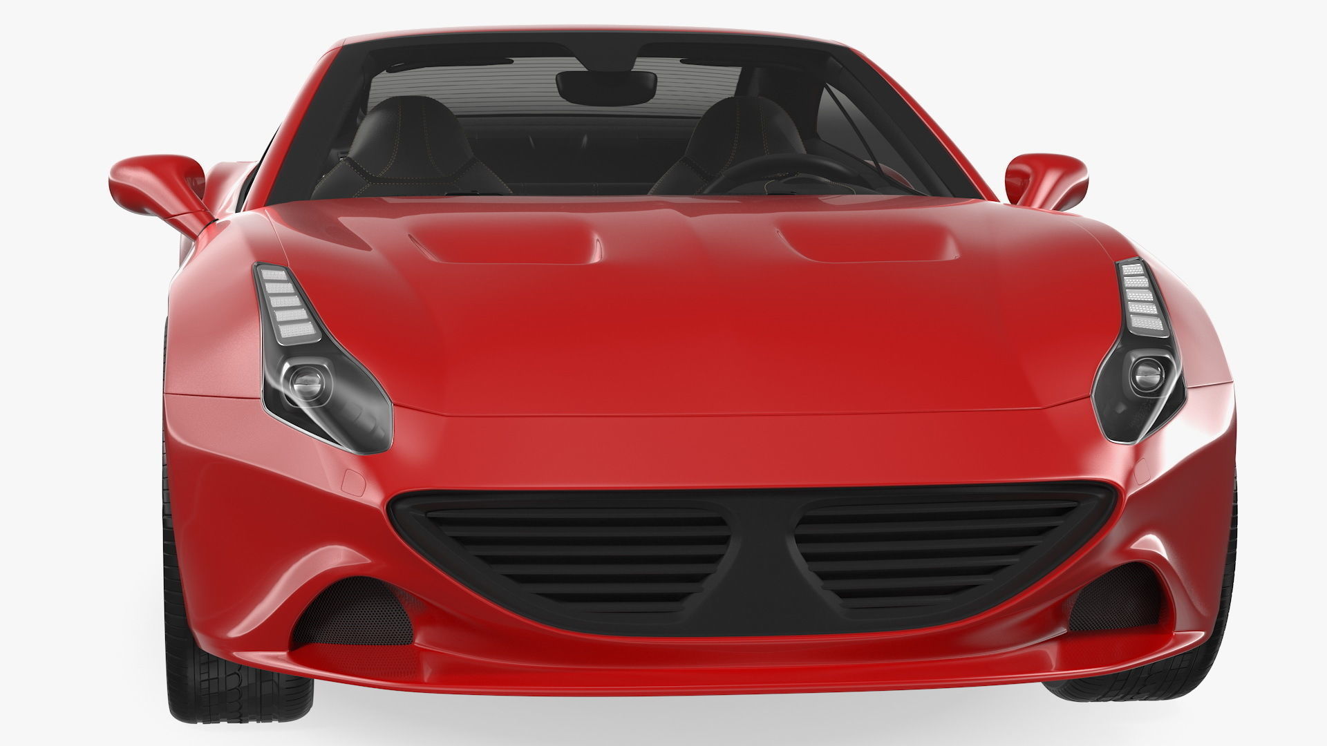 Generic Sport Car Rigged 3D model_14