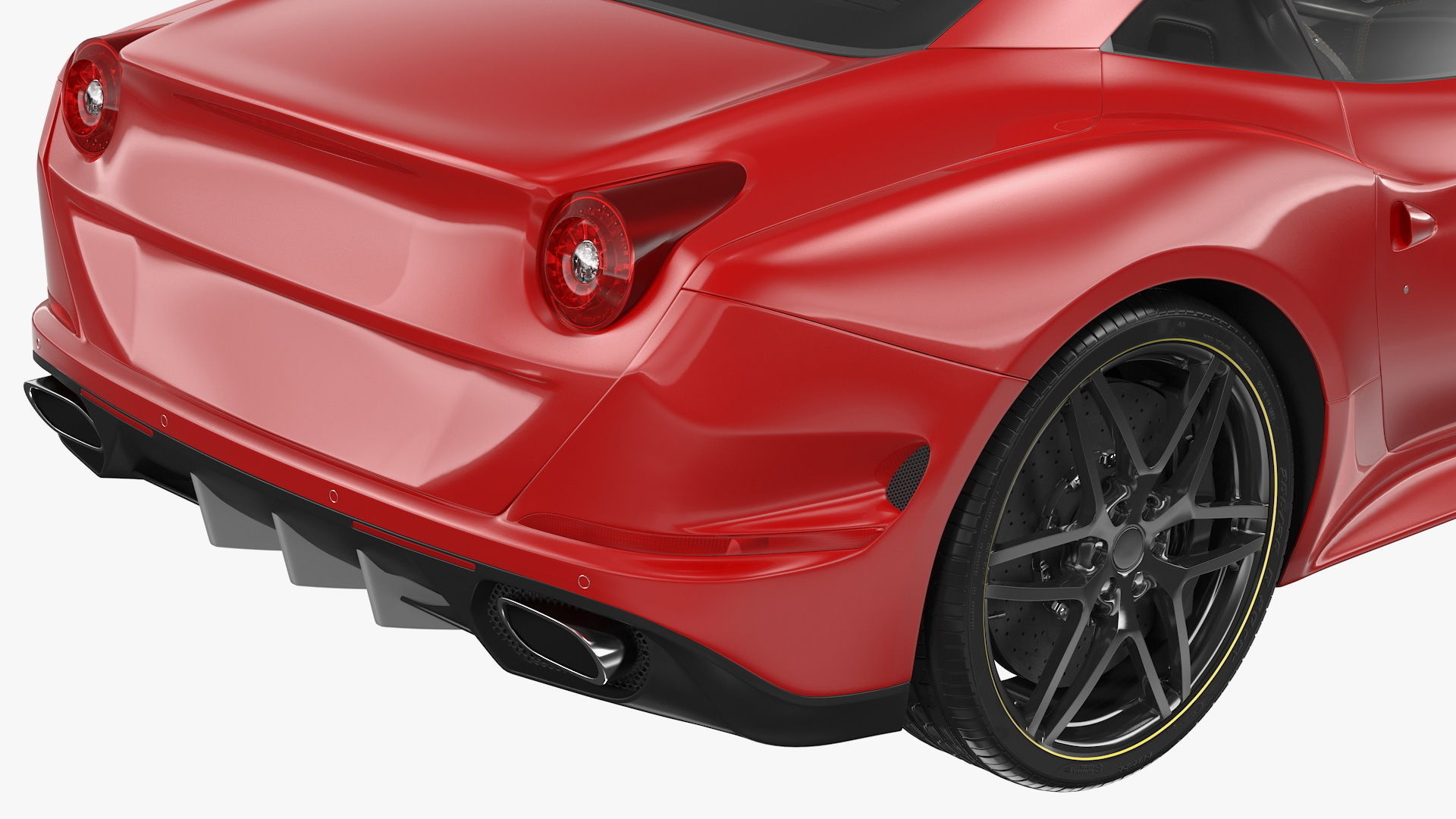 Generic Sport Car Rigged 3D model_22