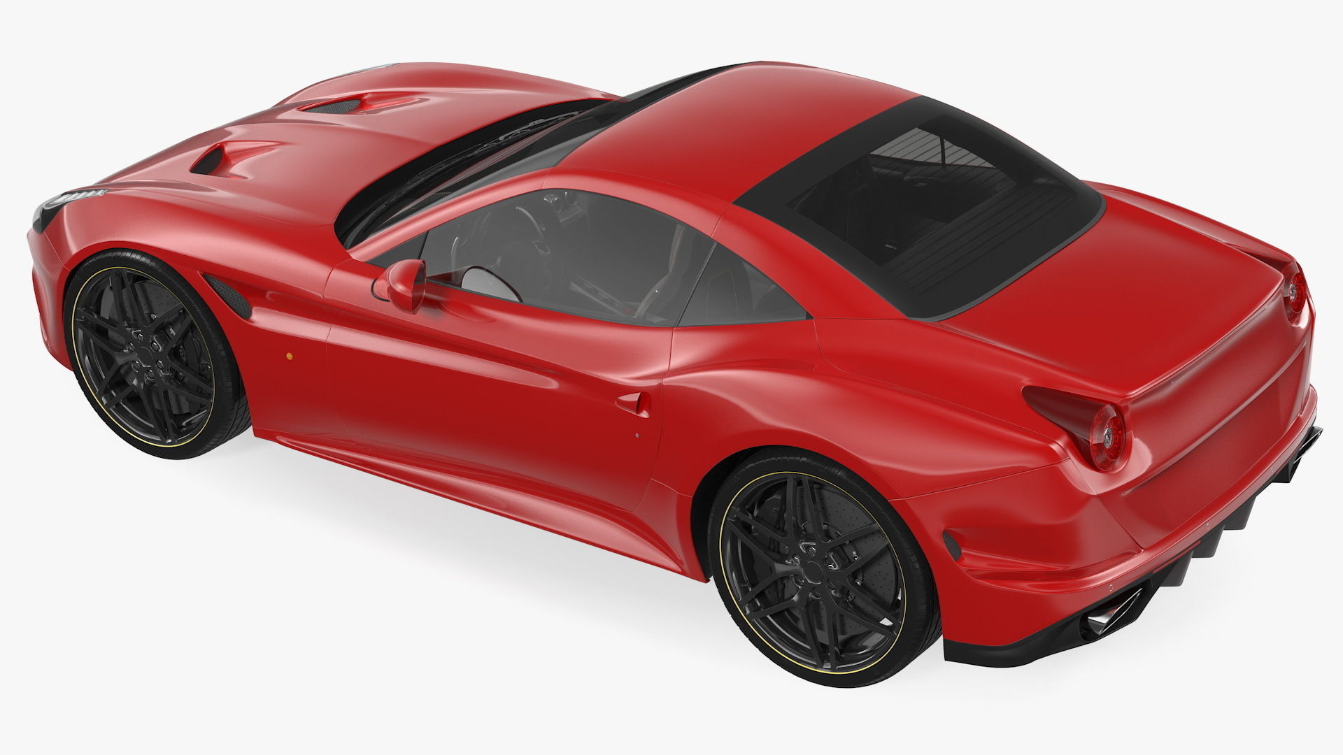Generic Sport Car Rigged 3D model_16