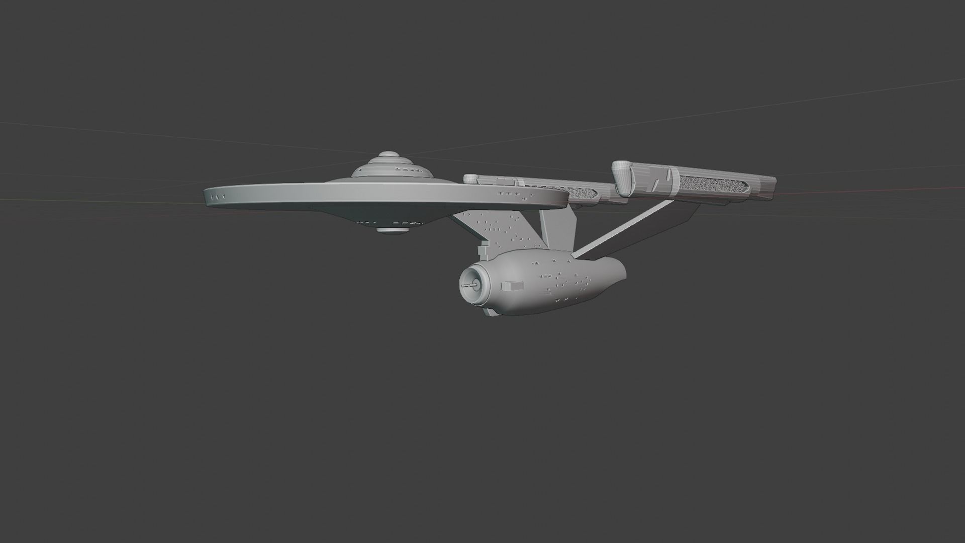 USS Enterprise - Star Trek Model 3D model_5