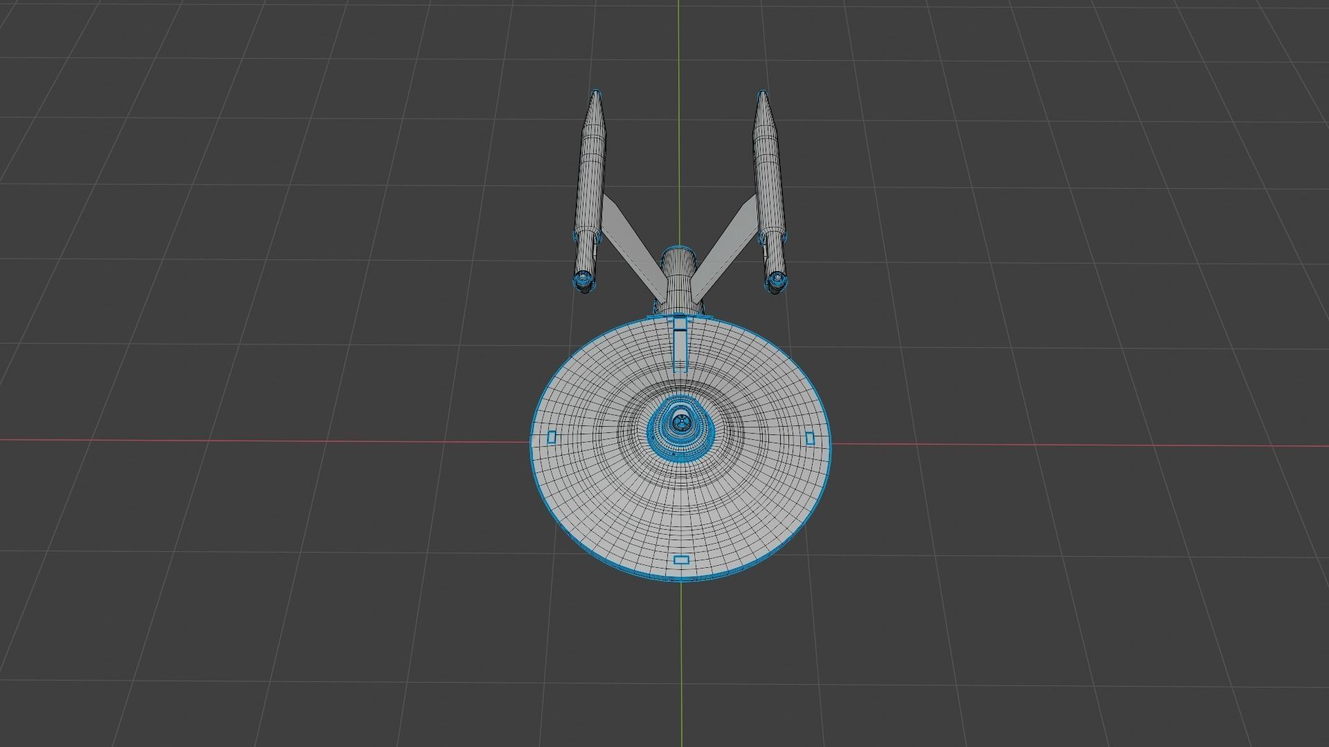 USS Enterprise - Star Trek Model 3D model_7