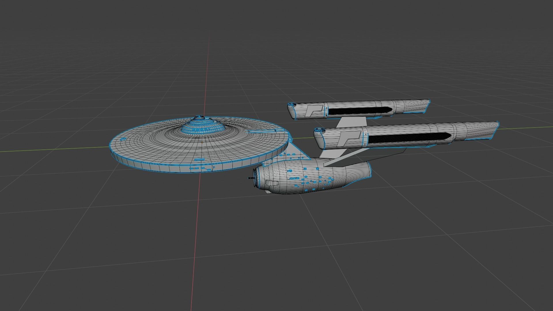USS Enterprise - Star Trek Model 3D model_6