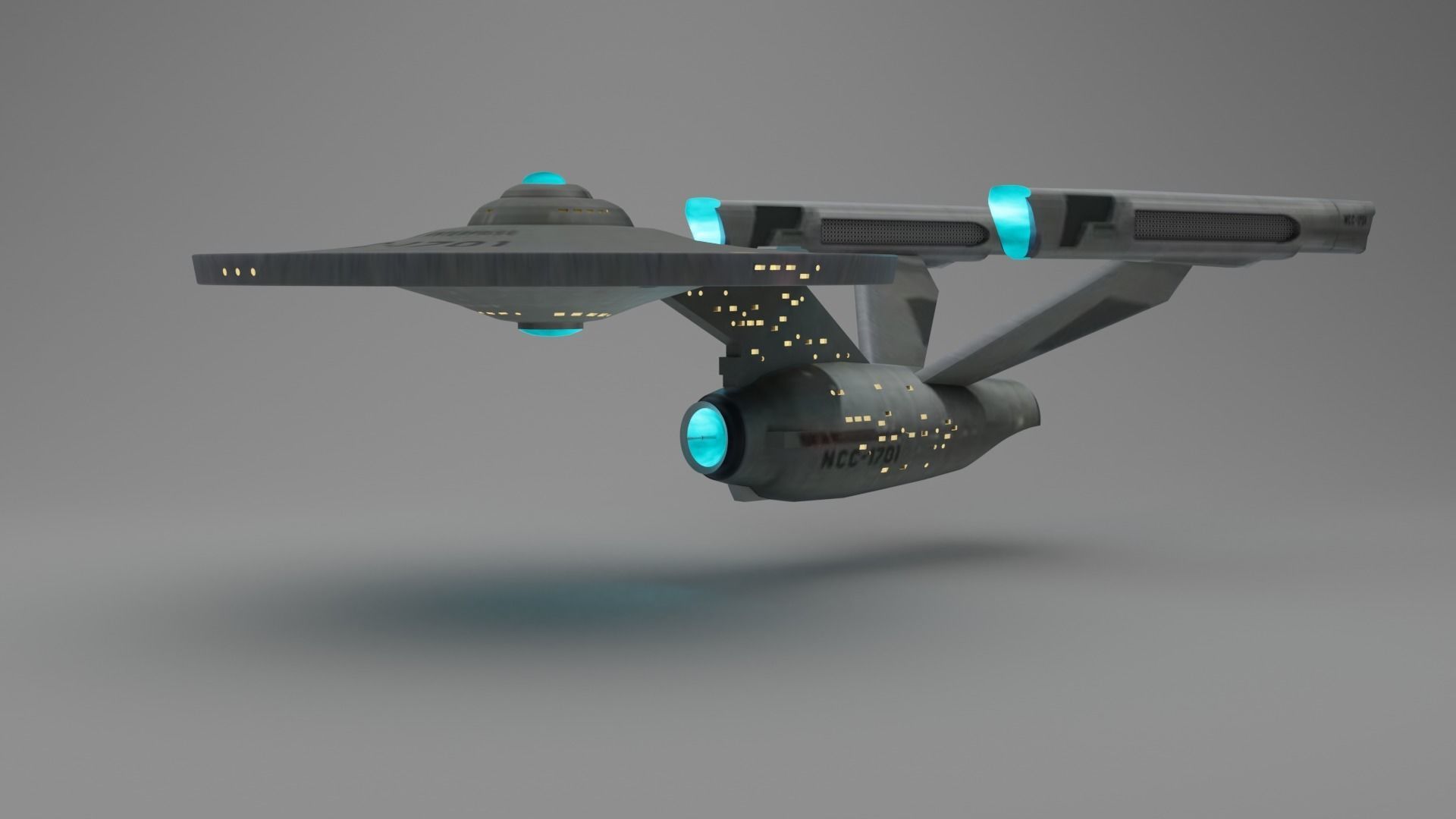 USS Enterprise - Star Trek Model 3D model_2