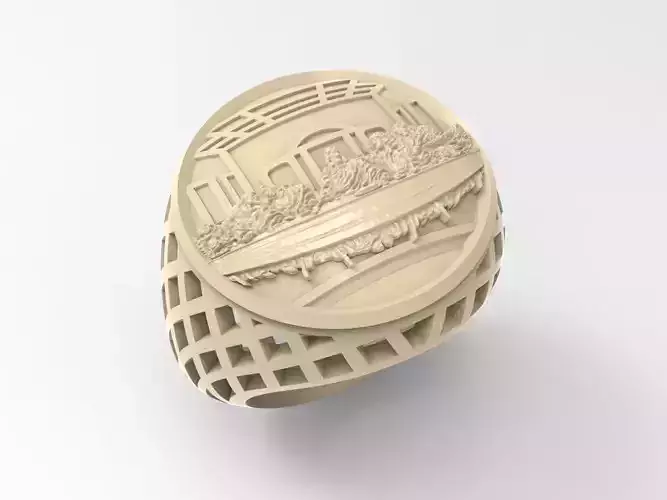 last supper ring 3D print model