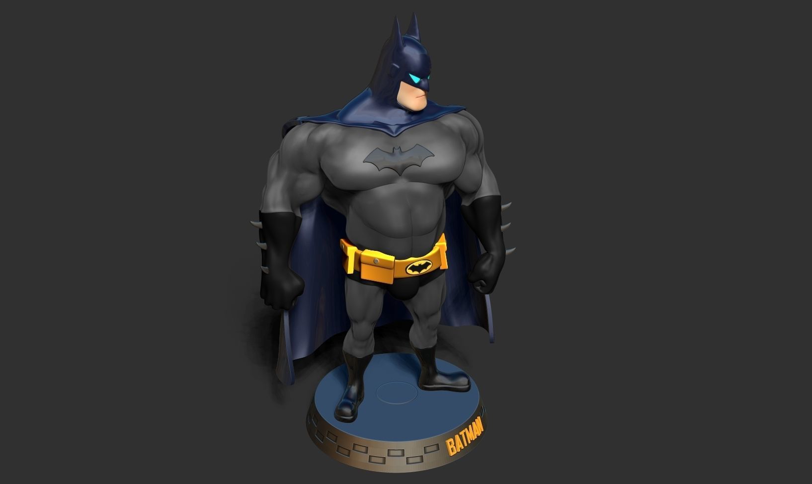 Fat Batman 3D print model_18