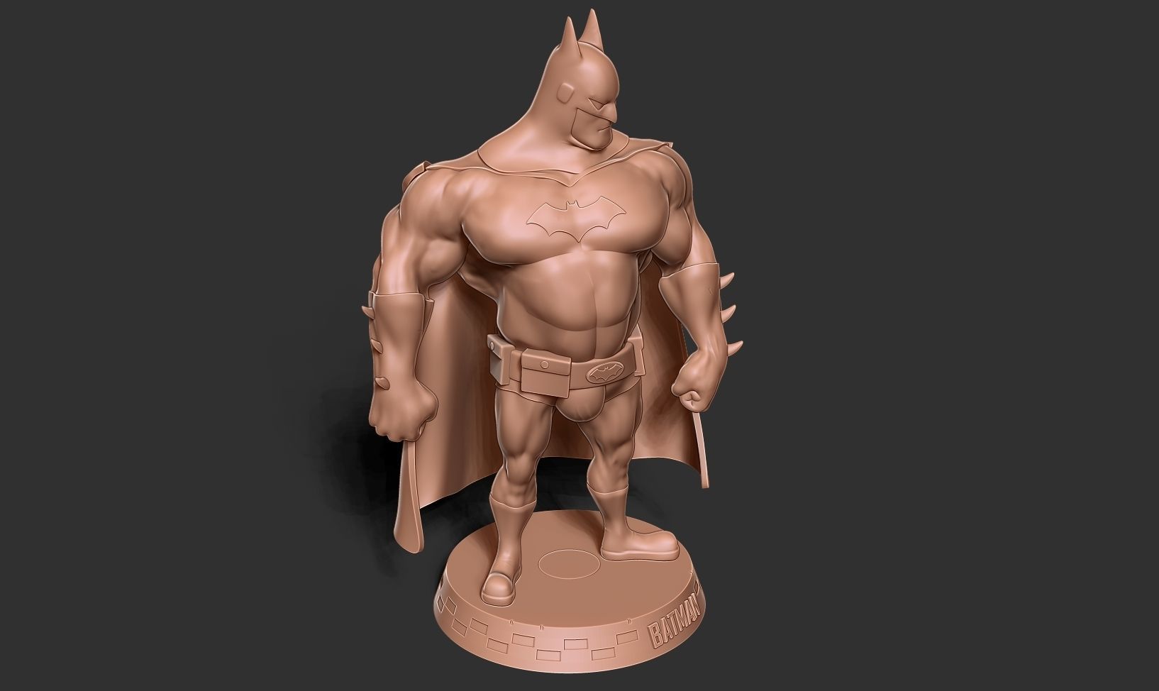 Fat Batman 3D print model_19