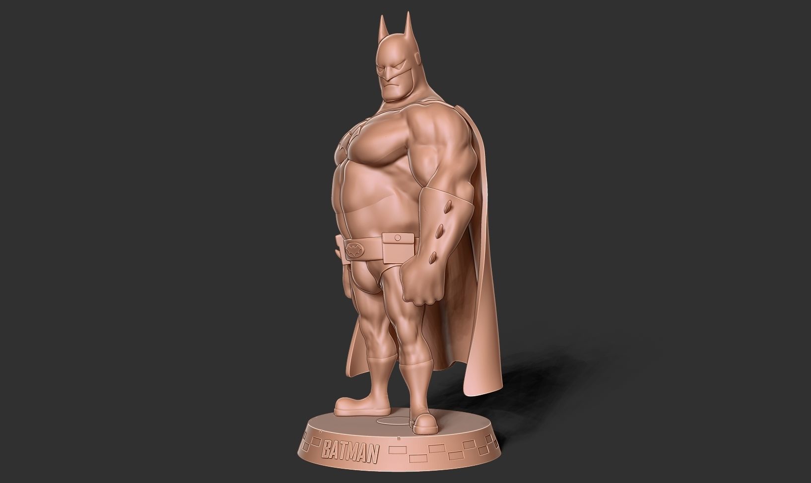 Fat Batman 3D print model_15