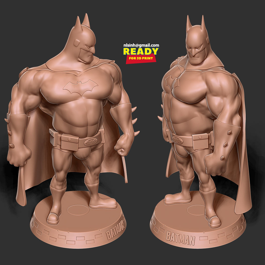 Fat Batman 3D print model_6