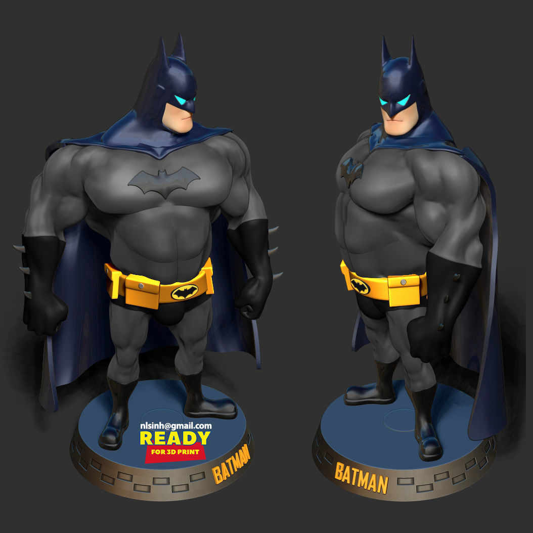 Fat Batman 3D print model_4