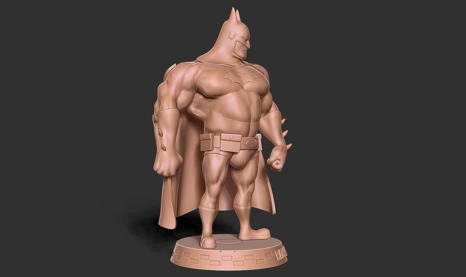Fat Batman 3D print model_13