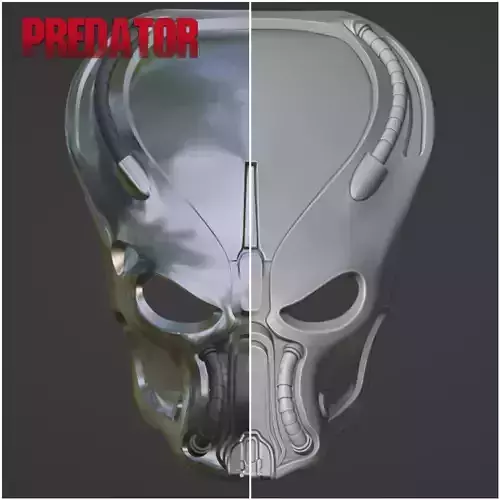Predator Haze mask 3D print model