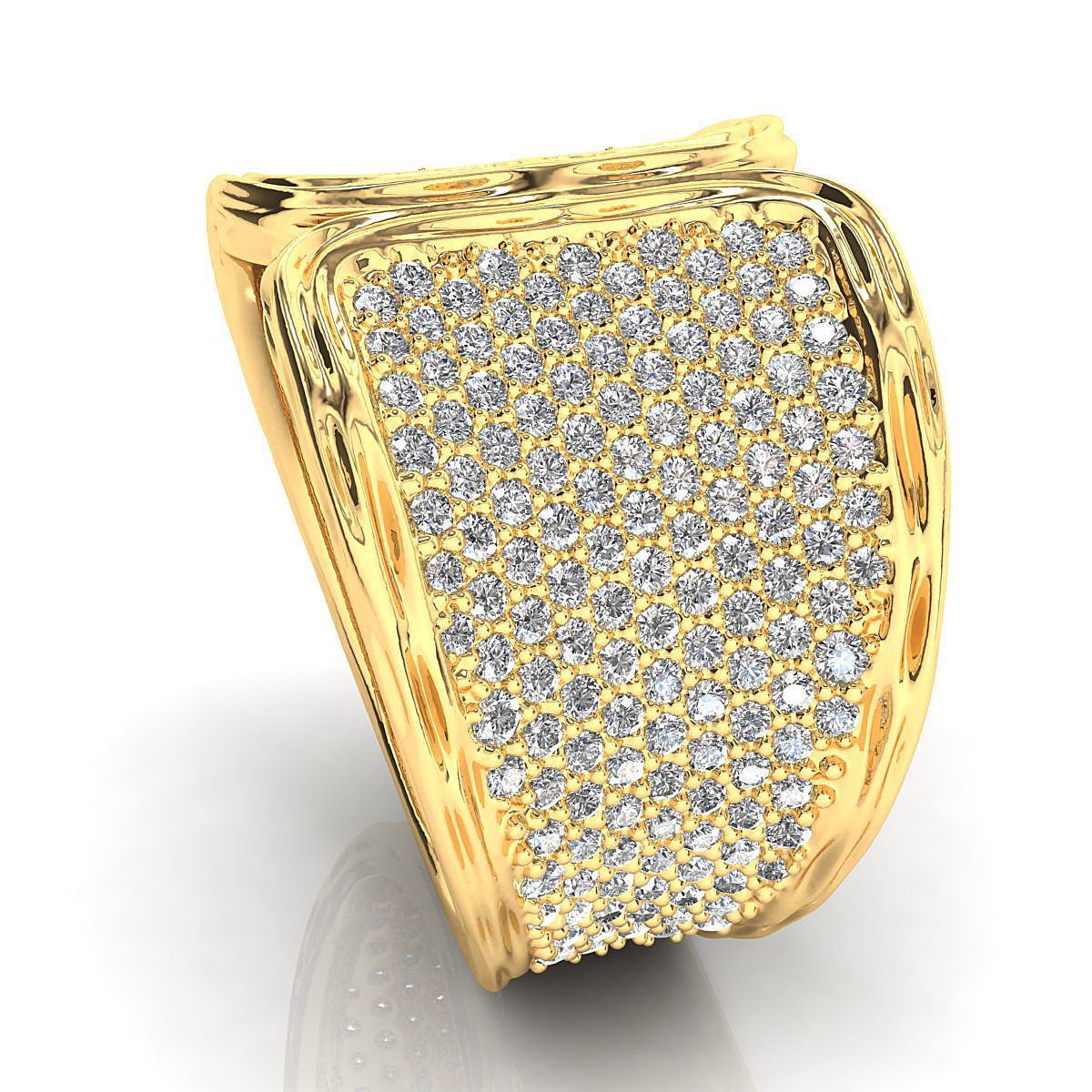 Fancy ring 3D print model_5