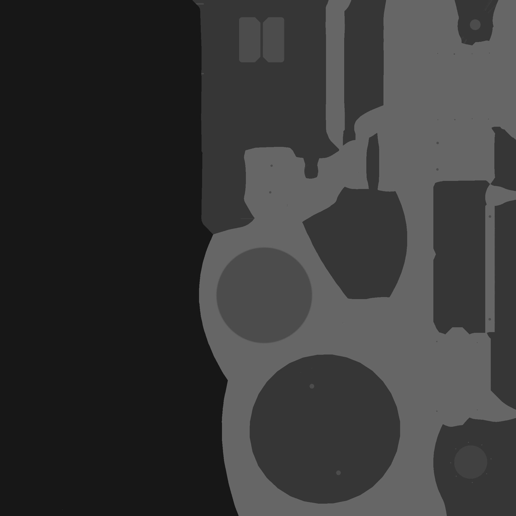 SciFi Glasses D02 Black Green - Character Design Fashion Low-poly 3D model_24