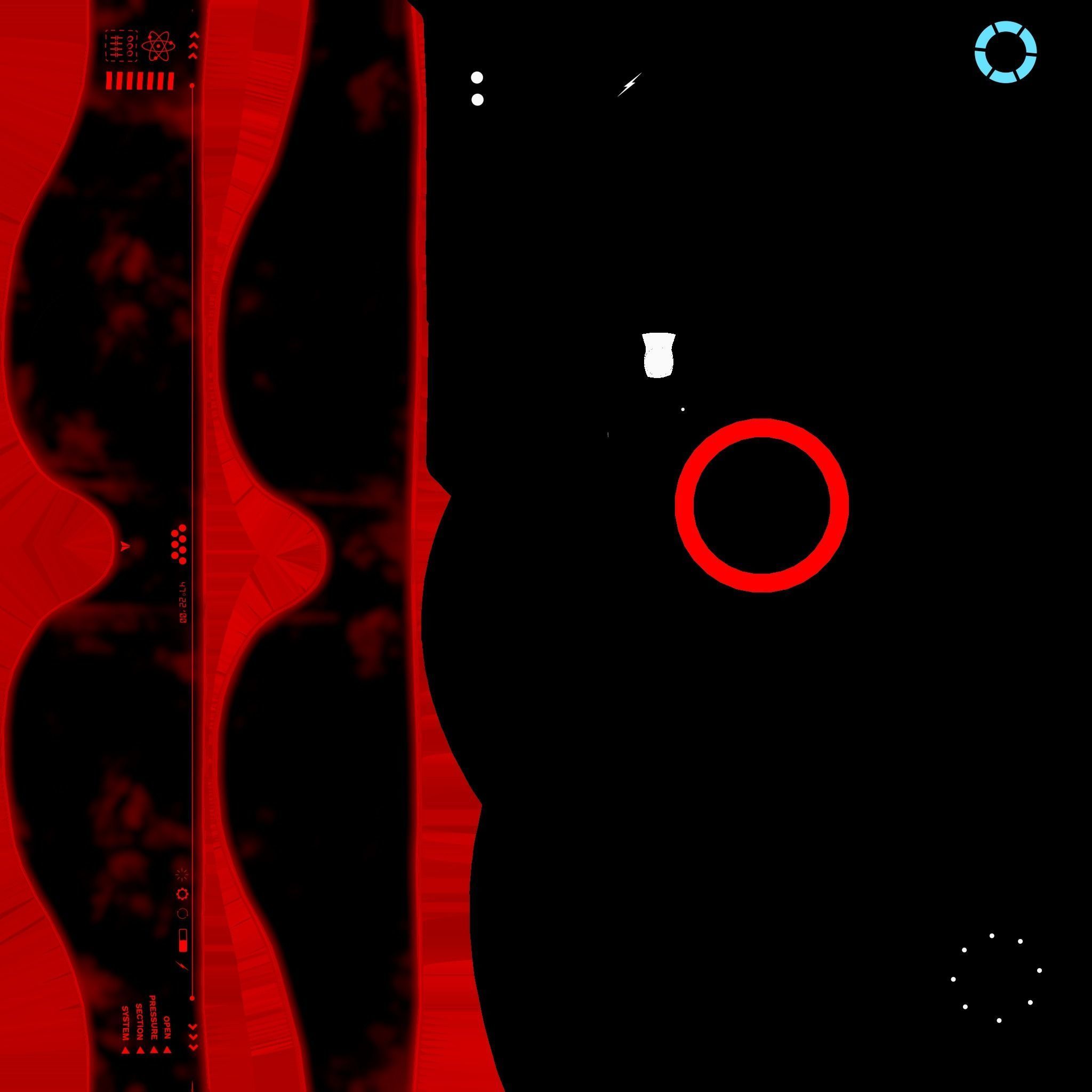 SciFi Glasses D03 Red - Character Design Fashion Low-poly 3D model_20