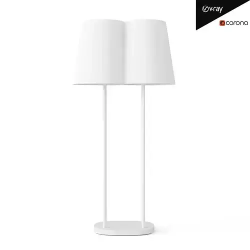 Nuptial Floor Lamp Low-poly 3D model