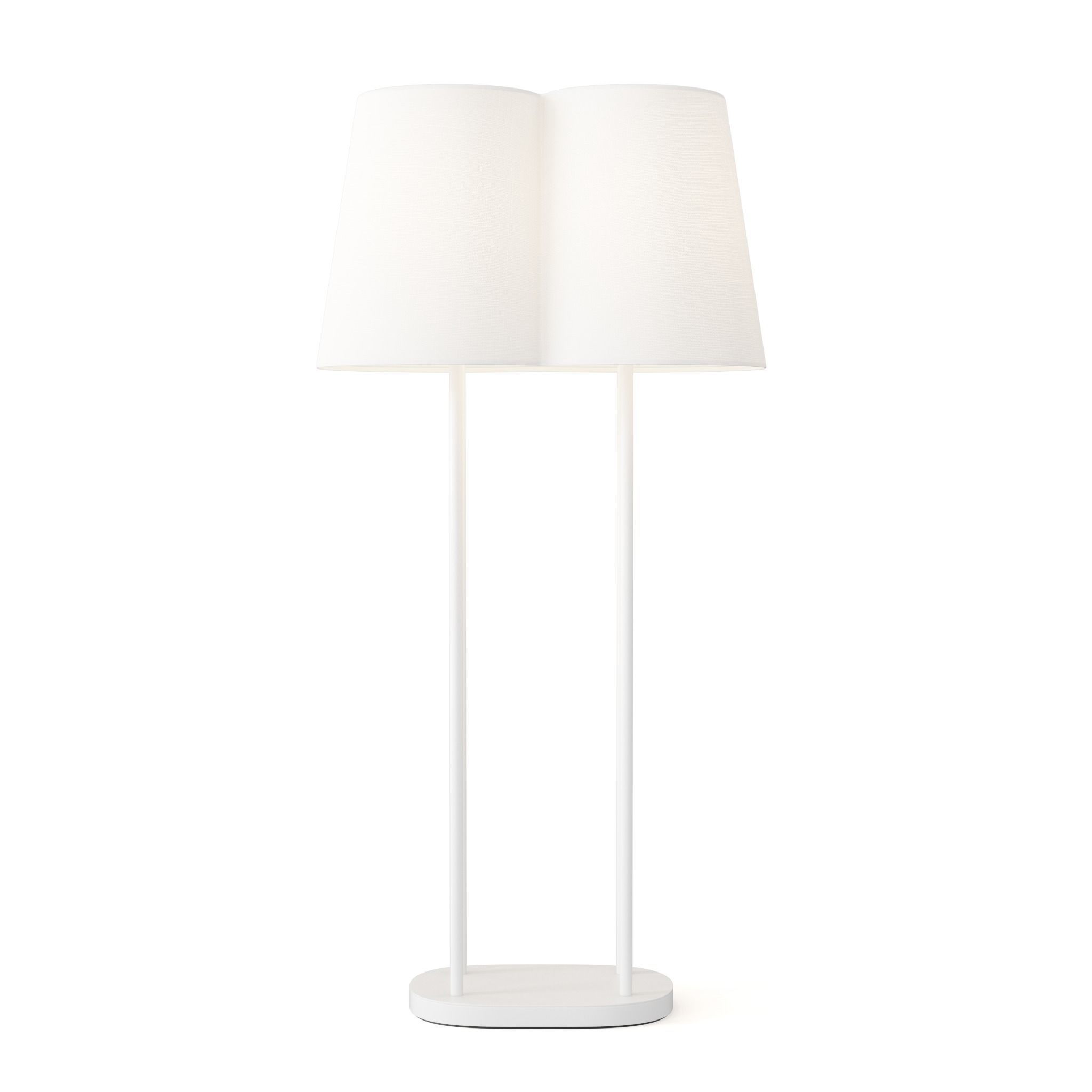 Nuptial Floor Lamp Low-poly 3D model_3