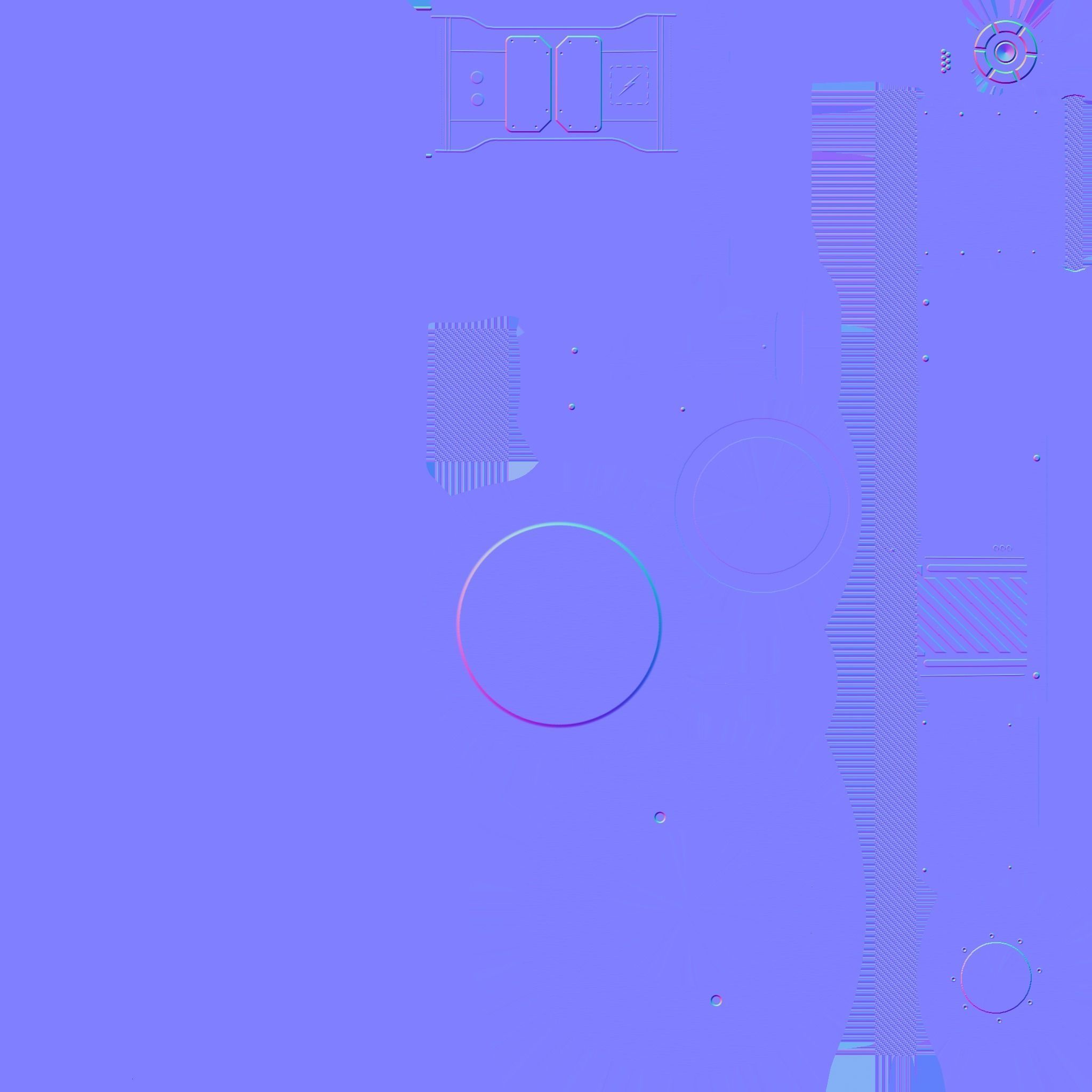 SciFi Glasses D06 White Wood - Character Design Fashion Low-poly 3D model_22