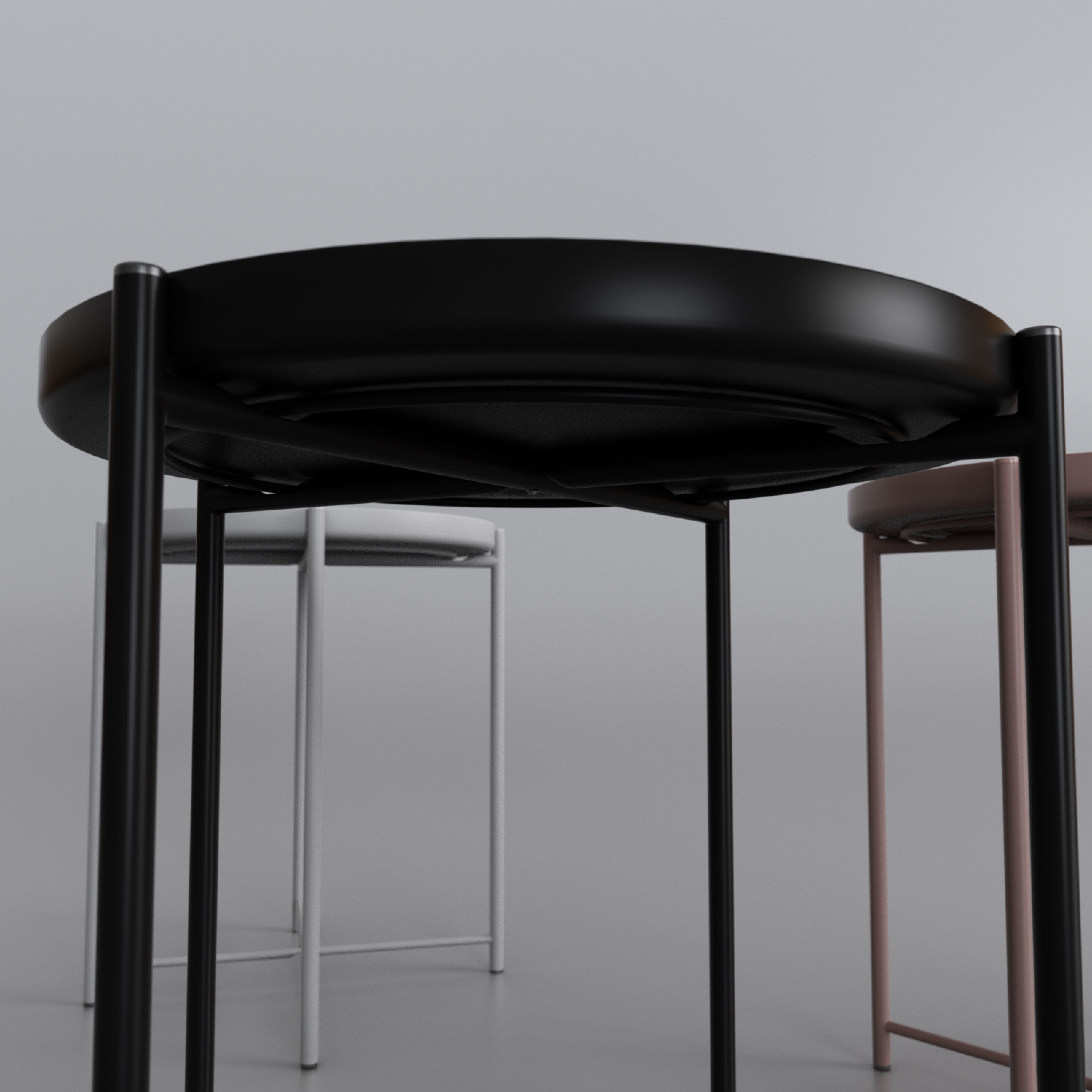 IKEA Gladom tray table 3D model_4
